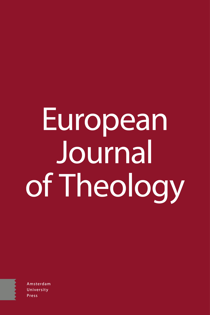 image of European Journal of Theology