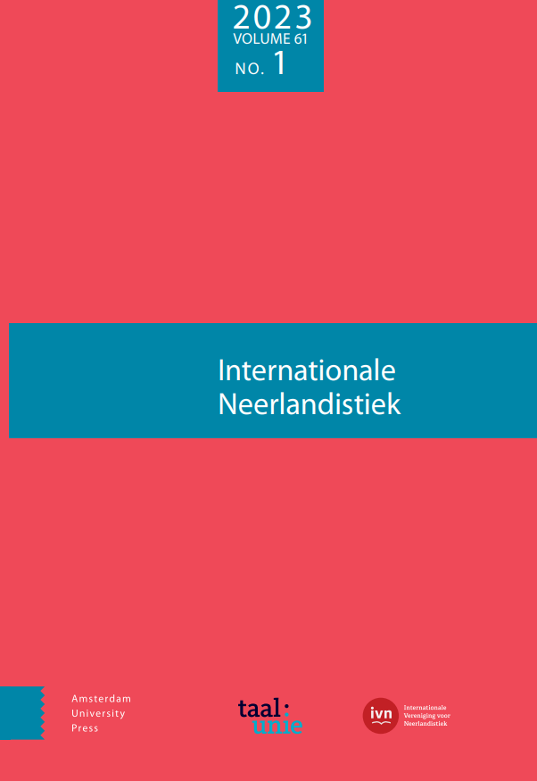 image of Internationale Neerlandistiek image of Internationale Neerlandistiek