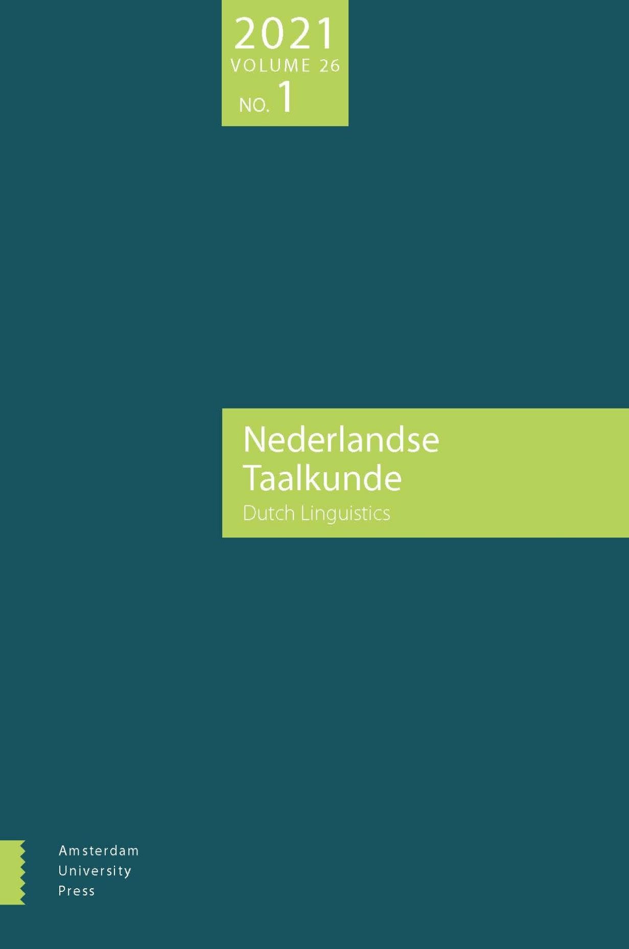 image of Nederlandse Taalkunde