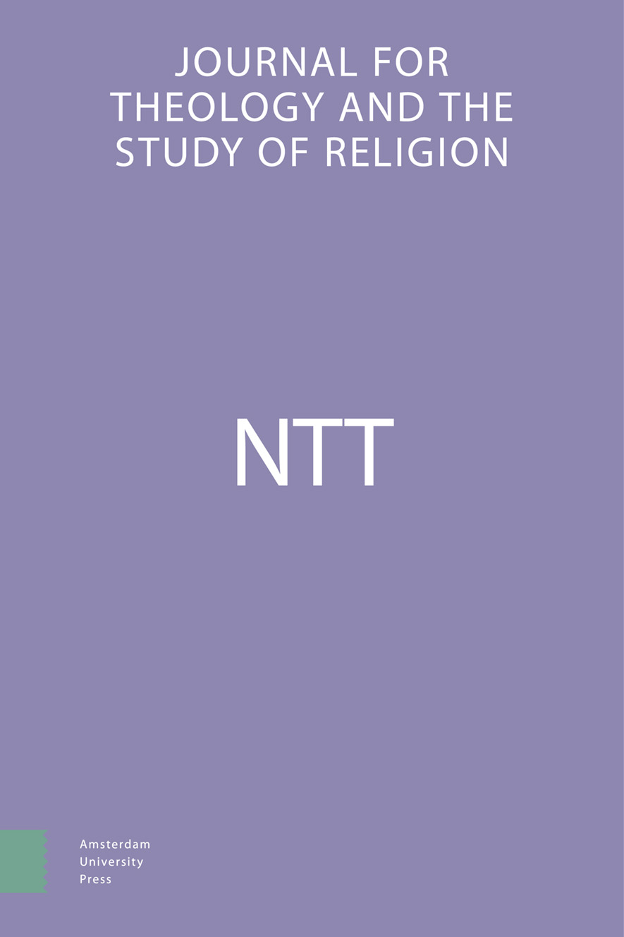 image of NTT Journal for Theology and the Study of Religion