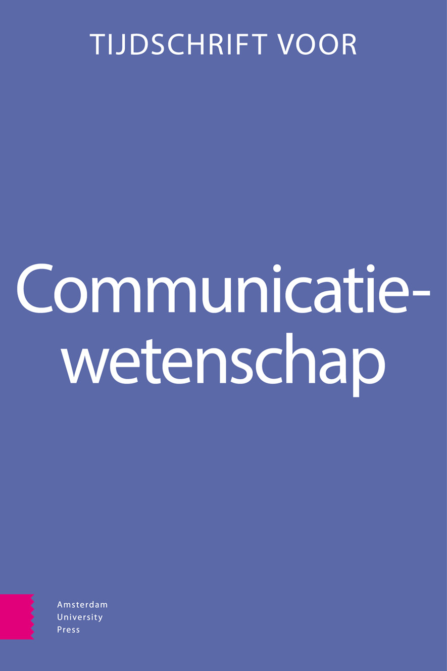 image of Tijdschrift voor Communicatiewetenschap