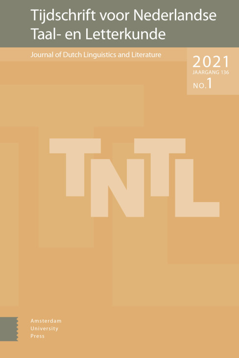 image of Tijdschrift voor Nederlandse Taal- en Letterkunde